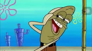 Spongebob biting nails