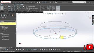 SolidWorks 2016 Making a Diamond Model with Added Material and Scene