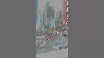 Audio Reactive Motion Extraction from Times Square! #art #touchdesigner #generativeart