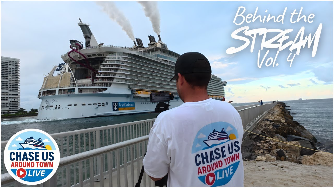 A Day Live Streaming Cruise Ships at Port Everglades | Behind the Stream 4