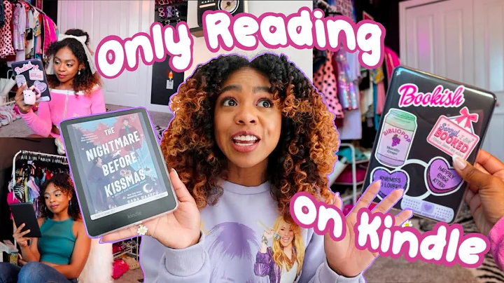 Reading on the KINDLE COLORSOFT for a week!! *first impressions & spoiler free reading vlog*