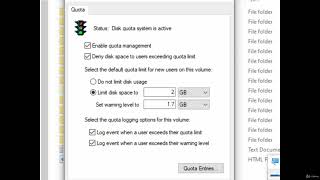 5  6  Configuring Disk Quotas to conserve disk space
