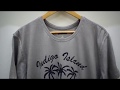 Cut label indigo island tee shirt