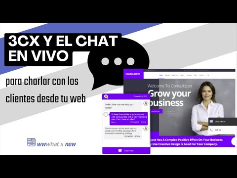 3CX - Cómo poner un chat gratuito y en vivo en tu sitio web