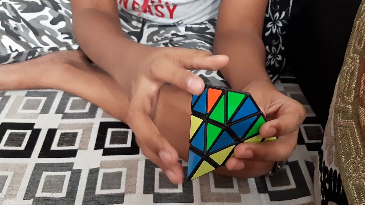 How to solve pyramid cube - YouTube
