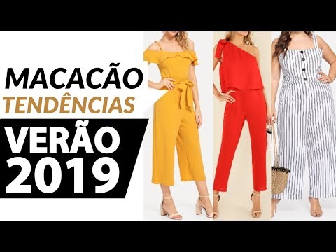 Vídeo: Macacões da moda primavera-verão 2019
