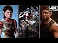THE LAST OF US 2 All Bosses/Boss Fights + Ending 4K PS4 PRO