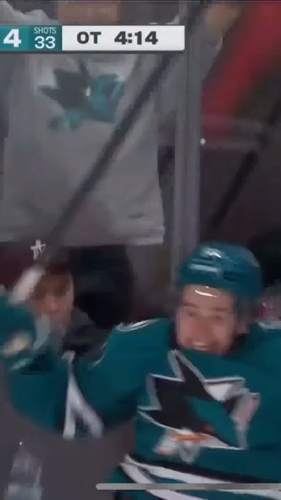 Macklin Celebrini OT GOAL vs Red Wings | 11/18/2024 | 24-25 NHL Season