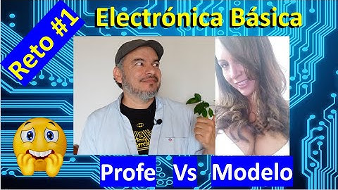 ✅ Reto a una Modelo para hacer un proyecto de  Electrónica básica, miren lo que logró...