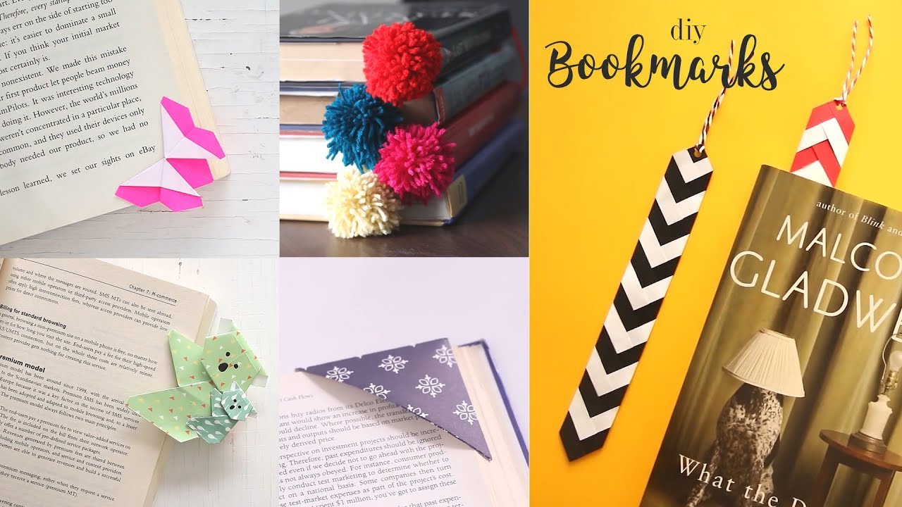 6 Creative DIY Bookmarks, Simple Bookmark Ideas