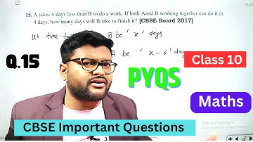 A takes 6 days less than B to do a work. If both Aand B working together can do it in 4 days, how ma