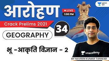Aarohan | UPSC CSE Prelims 2021 | Geography | Naveen Tanwar | Geomorphology - 2