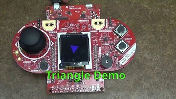 MSP432 Launchpad + Educational Boosterpack Display Driver