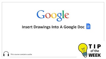 Insert Drawings Into a Google Doc