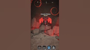 HOW TO GET THE DEMONIC PICKAXE IN THE FORGE ROBLOX!