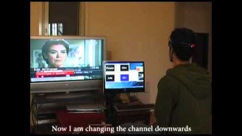Mind Controlled EEG Television Demonstration