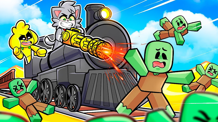 Construí un TREN ÉPICO para Sobrevivir a un APOCALIPSIS ZOMBIE 😱🧟 ROBLOX DEAD RAILS