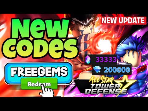 ALL NEW WORKING CODES FOR ALL STAR TOWER DEFENSE 2023! ROBLOX ALL