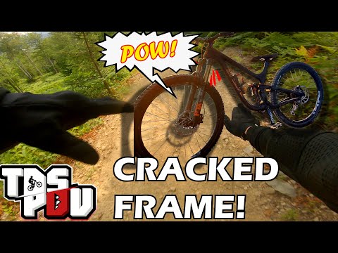 CRACKED CARBON FRAME ON NEW EVOLVE ALPHA 29! RIDING TECHNICAL JUMPS AT MOUNT BÉCHERVAISE