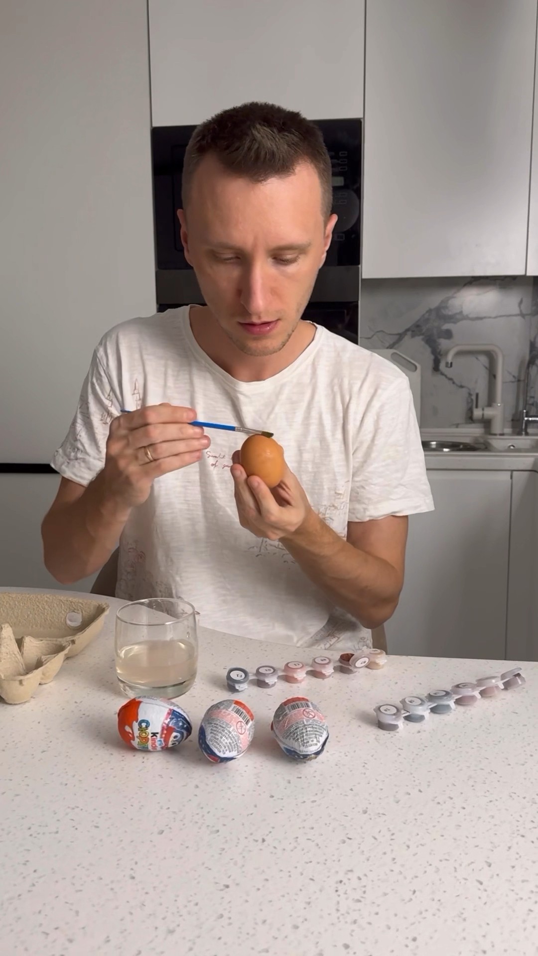 ?‍♂️Why does he paint Kinder Surprise?? #filaretiki