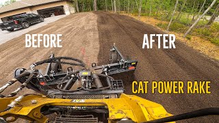 Grading 1.5 Acres with Cat Track Skid Steer