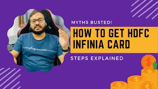 How To Get The HDFC INFINIA CREDIT CARD - Steps Explained | Myths Busted #HDFC #INFINIA 2022 screenshot 4