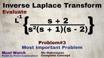 21. Inverse Laplace Transform | Complete Concept and Problem#3 | Most Important Problem
