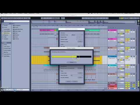 Exporting from Ableton and creating mp3s