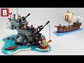 LEGO Sea Turtle Destroyer  vs Air Elemental Ship! | TOP 10 MOCs