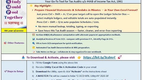 Ep 5 - Prepare Financial Statements & Schedules in minutes - in your own Excel format!
