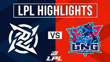 NIP vs LNG Highlights ALL GAMES | LPL 2024 Spring | Ninjas in Pyjamas vs LNG Esports
