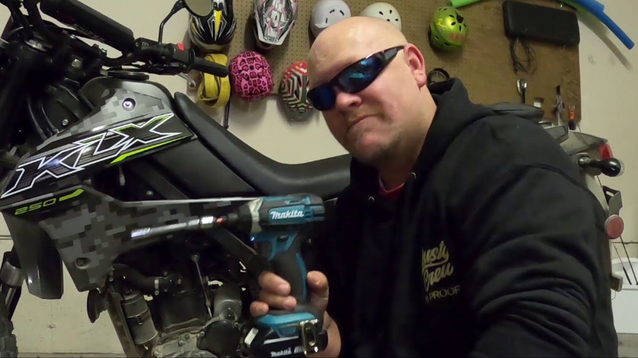 Lowering my Motorcycle. Kawasaki KLX250. Short riders Saved. YouTube