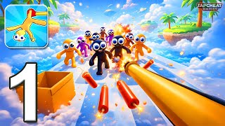 Grab Throw : Hit Annoying Guys - Gameplay Walkthrough Part 1 - Ragdoll Grab Throw Hit (Android, iOS) screenshot 3