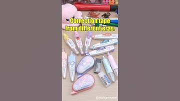 Correction Tape Through the Ages! Which One’s Your Style? 😂 #shorts