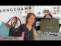 LONGCHAMP Le Pliage Unboxing & Comparison Le Pliage Néo vs. Le Pliage Green vs. Club | Lesley Adina