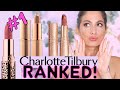 Favorite Charlotte Tilbury Lipsticks RANKED and Lip swatches!