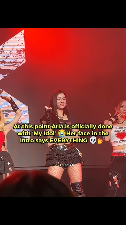 Aria reaction to my Idol intro says it all 💀👀🔥 #xin #aria #kpop