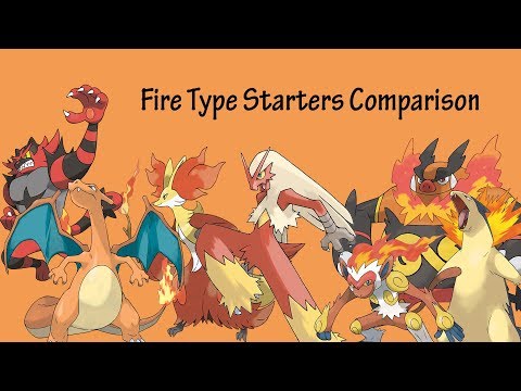 Ultimate comparison of all Fire type starters final evolution (Up to Ultra Sun/Moon)