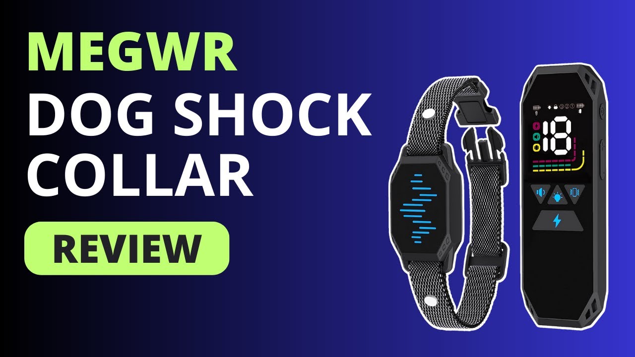 MEGWR Rechargeable Waterproof Dog Shock Training Bark Collar Review