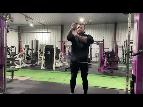 Cable Cross Body Lat Pull