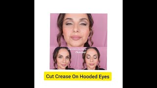 Why Your Hooded Eye Cut Crease Sucks.. And What To Do About It. #cutcreaseforhoodedeyes #eyemakeup