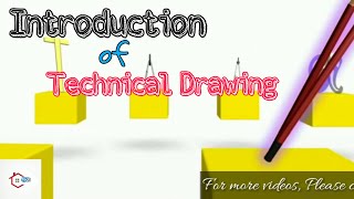 What's a Engineering Drawing  Introduction of Technical Drawing | Animation