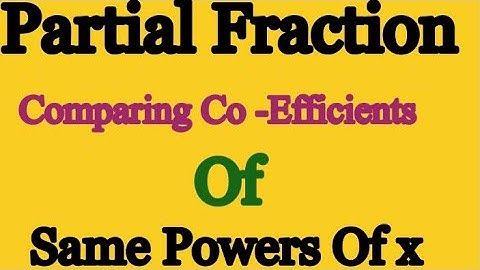 Comparing Coefficients: The *Best* Way to Solve DAE Math| Easiest Maths