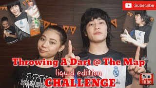 Throwing A Dart At The Map CHALLENGE (liquid edition)|RED GALMAN