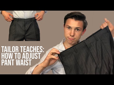 How To Alter Your Pant Waist  YouTube