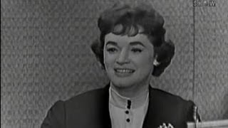What's My Line? - Gisele MacKenzie;  Laurence Harvey [panel]; Betsy Palmer [panel] (Mar 6, 1960)
