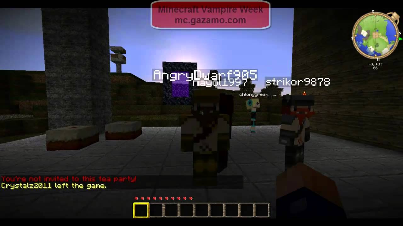 Minecraft Vampire Week Event [24/7 Server] - YouTube