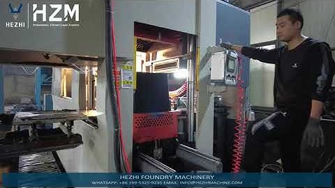 Flaskless moulding machine  Horizontal parting green sand molding Complete foundry line