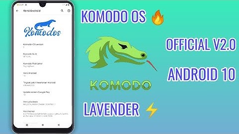 How to Install Custom Rom KOMODO OS Android 10 On Redmi Note 7