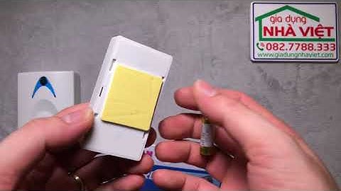 Chuông cửa 36 nhạc điệu không dây dùng pin